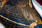 外国人「この和風タトゥーが凄すぎて畏敬の念を抱いてしまった」