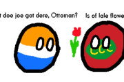 【オランダ】チューリップ泥棒【ポーランドボール】