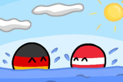 【ドイツ】ドイツがバカンスに行くよ【ポーランドボール】