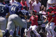 大谷出場の試合で８人退場の大乱闘発生！←「翔平の前でやめて！」（海外の反応）