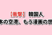 【衝撃】韓国人「日本の空港、もう漫画の世界ｗ」
