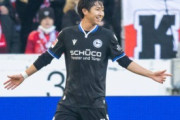 【ﾄﾞｲﾂの反応】「褒めてあげて」奥川雅也、値千金の決勝ゴール！今季初勝利に貢献で現地サポが称賛！
