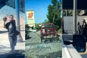 不法投棄グループの犯行現場を目撃した男性→その場で警察に通報し逃げる犯人を追跡！逮捕させるまでの映像！