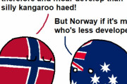 【ノルウェー】立場逆転だよ【ポーランドボール】