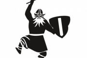 デンマークにはバイキングが歩行しているデザインの信号機がある…さすがはバイキング末裔の国