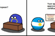 【アルゼンチン】アルゼンチンはヨーロッパだよ【ポーランドボール】