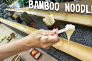 海外の人々に流しそうめんを紹介してみた！ 海外の反応