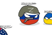 【アメリカ-ロシア】アメリカが手本を見せるよ【ポーランドボール】