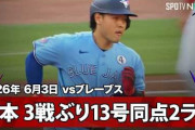 岡本和真の第13号同点2ランにMLBファン騒然！←「なんて美しい打球音だ！」（海外の反応）