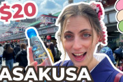 【動画】セーラさん、浅草の浅草寺でストリートフードを食べまくる！