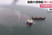 【韓国の反応】青森県周辺で座礁した貨物船が真っ二つに…油流出。韓国の反応「因果応報。モーリシャスを汚染した対価だ。」