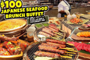 マイアミで日本のシーフードビュッフェ！！海外でも日本の食べ物が親しまれてるのは嬉しいね！！