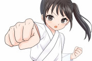 日本人の女の子の空手の練習　“なんで女性がそんなことするんだ”　【海外の反応】