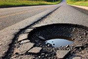 「うちの町は小さな道路の穴はこんな風に埋めている…」ヨーロッパのとある風景