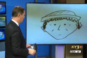 【悲報】下手クソすぎる強盗犯の似顔絵がニュースで流れ、絶対に笑ってはいけない報道番組にｗｗｗｗｗ