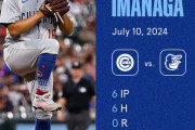 海外の反応    「モンスターパフォーマンス」今永昇太、強力オリオールズ打線をシャットアウト！