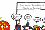 【中国】衣装泥棒【ポーランドボール】