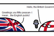 【イギリス】注意逸し【ポーランドボール】