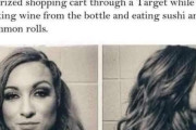 アメリカ人女性、スーパーの電動カートで飲酒運転しながら寿司を食べて逮捕…
