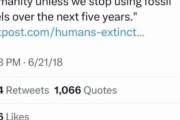 「化石燃料使用続けたら5年以内に人類滅亡」グレタさん、過去ツイートこっそり削除[海外の反応]