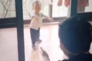 【ﾜﾛﾀ】幼児君、抱きしめようとする優しいパパさんに対しとんでもない行動を取るｗｗｗ