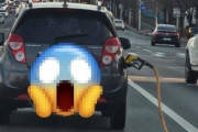 【画像アリ】50代韓国人女性ドライバー、まさかのガソリンを挿しこんだまま走行してしまう事件が話題wwwww