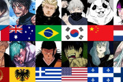 【海外】「呪術廻戦のキャラクターに国籍を割り当ててみた」