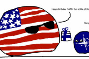 【NATO】誕生日プレゼント【ポーランドボール】