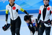 【海外の反応】「残酷すぎる…」日本女子パシュートの金メダル目前での転倒に世界が同情