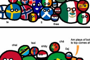 【世界】ティーvsチャイ【ポーランドボール】