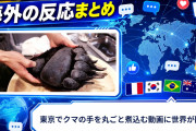 【海外の反応】東京でクマの手を丸ごと煮込む動画に世界が困惑