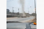 母ちゃんうるせえｗｗｗ突然発生したDust devil(塵旋風)を観察してみた