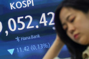 韓国人「KOSPIが史上最高値を記録後、急落…かろうじて9000ポイントを維持」と話題に