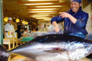 マグロの解体ショーに密着。外国人たちは正宗の太刀筋を見たと大興奮