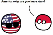 【アメリカ】アメリカの星はなんであるの【ポーランドボール】