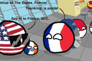 【アメリカ-フランス】アメリカ横断【ポーランドボール】