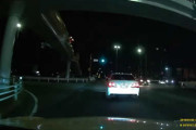 夜の国道248号線で危険な逆走車に遭遇した