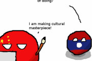 【中国】アートを描くよ【ポーランドボール】
