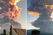 【海外】驚愕の映像！ルウォトビ山が噴火し、火山灰が約11キロ空へ舞い上がる瞬間を捉えた！