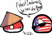 【インドネシア】ロック【ポーランドボール】