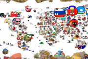 【世界】公式ポーランドボール世界地図2019【ポーランドボール】