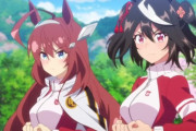 海外の反応【ウマ娘 プリティーダービーSeason3】4話感想：キタサン、ブルボンとライスとの修行回
