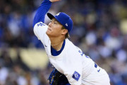 【海外の反応】山本由伸が汚名返上となる5回無失点の快投！「マリオのBGMには笑顔になった」