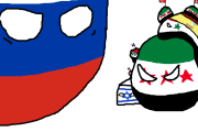 【ロシア】二兎を追う者は一兎をも得ず【ポーランドボール】