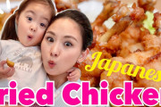 着物ママがチューリップから揚げの作り方を紹介！外国人「娘さんと楽しそうに料理してるのを見るのが大好き！」