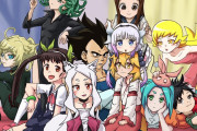 【海外ファンアート】ベジータと幼女達のコラボイラストを描いたぞ！