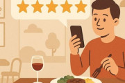 「評価ポイントにホッコリした…」あるレストランに残された5つ星レビュー
