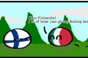 【フィンランド-イタリア】釣りを教えるよ【ポーランドボール】