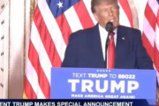海外「トランプが2024年米大統領選挙への出馬を表明」