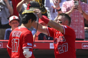 海外「今年の受賞は…」「ぜひプレーオフで！」大谷選手の今季5号、驚異の3者連続HRで選手やチームに期待の声